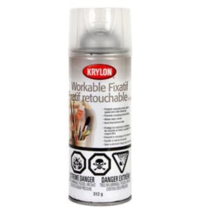 FIXATIF AÉROSOL RETOUCHABLE 318G - KRYLON - INCOLORE