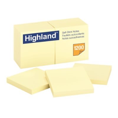 POST-IT JAUNES 3 X 3 BLOC 100 FEUILLETS