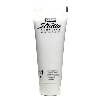 ACRYLIQUE STUDIO PÉBÉO BLANC DE TITANE 100 ML