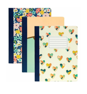 CAHIER DE COMPOSITION FLORAL LOVE 70 PAGES
