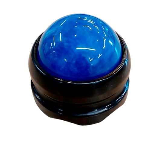 BALLE DE MASSAGE ROULANTE BLEUE