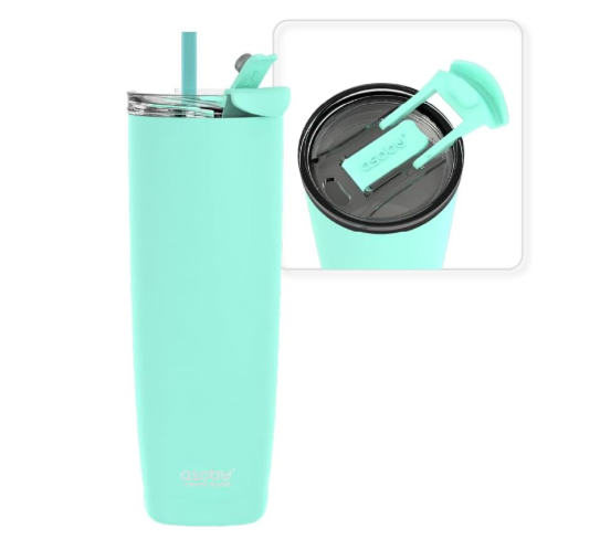 BOUTEILLE AQUALINA VERRE 600 ML MENTHE