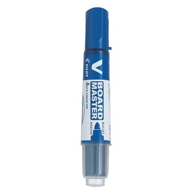 MARQUEUR À TABLEAU V-BOARD MASTER RECHARGEABLE ROND - BLEU