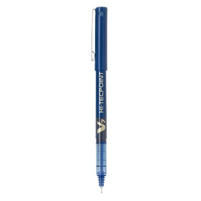 STYLO "V7 HI-TECPOINT" - PILOT - 0.7MM - BLEU