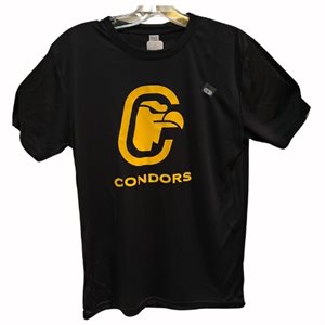 T-SHIRT CONDORS (POLYESTER "DRYFIT") - NOIR