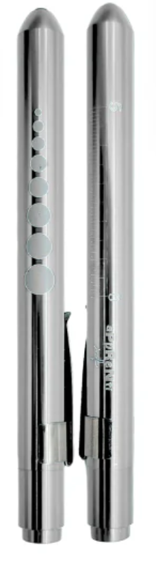 LAMPE DE POCHE LED ARGENT