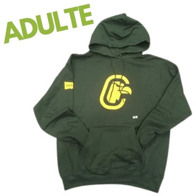 VESTE KANGOUROU CONDORS ADULTE VERT - SMALL