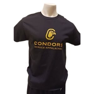 T-SHIRT CONDORS HOMME (COTON) - NOIR 