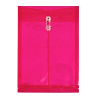 ENVELOPPE TRANSPARENTE 9 1 / 2 X 13 POLY ROUGE