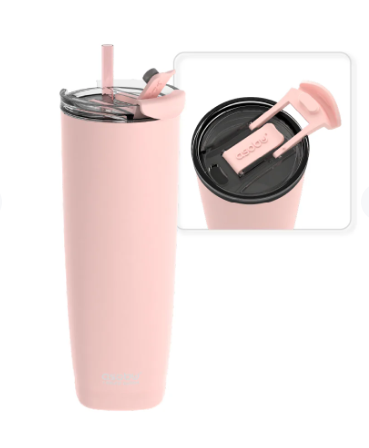 BOUTEILLE AQUALINA VERRE 600 ML ROUGE