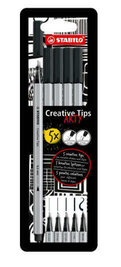 CRAYON ARTY CREATIVE TIPS NOIR 5