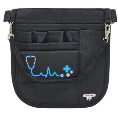 sac banane infirmiere logo bleu
